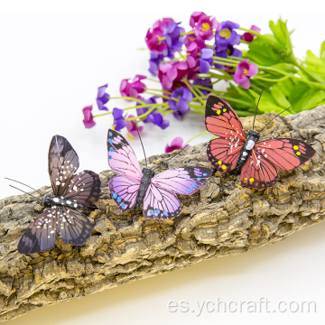 Decoración de mariposas en la pared